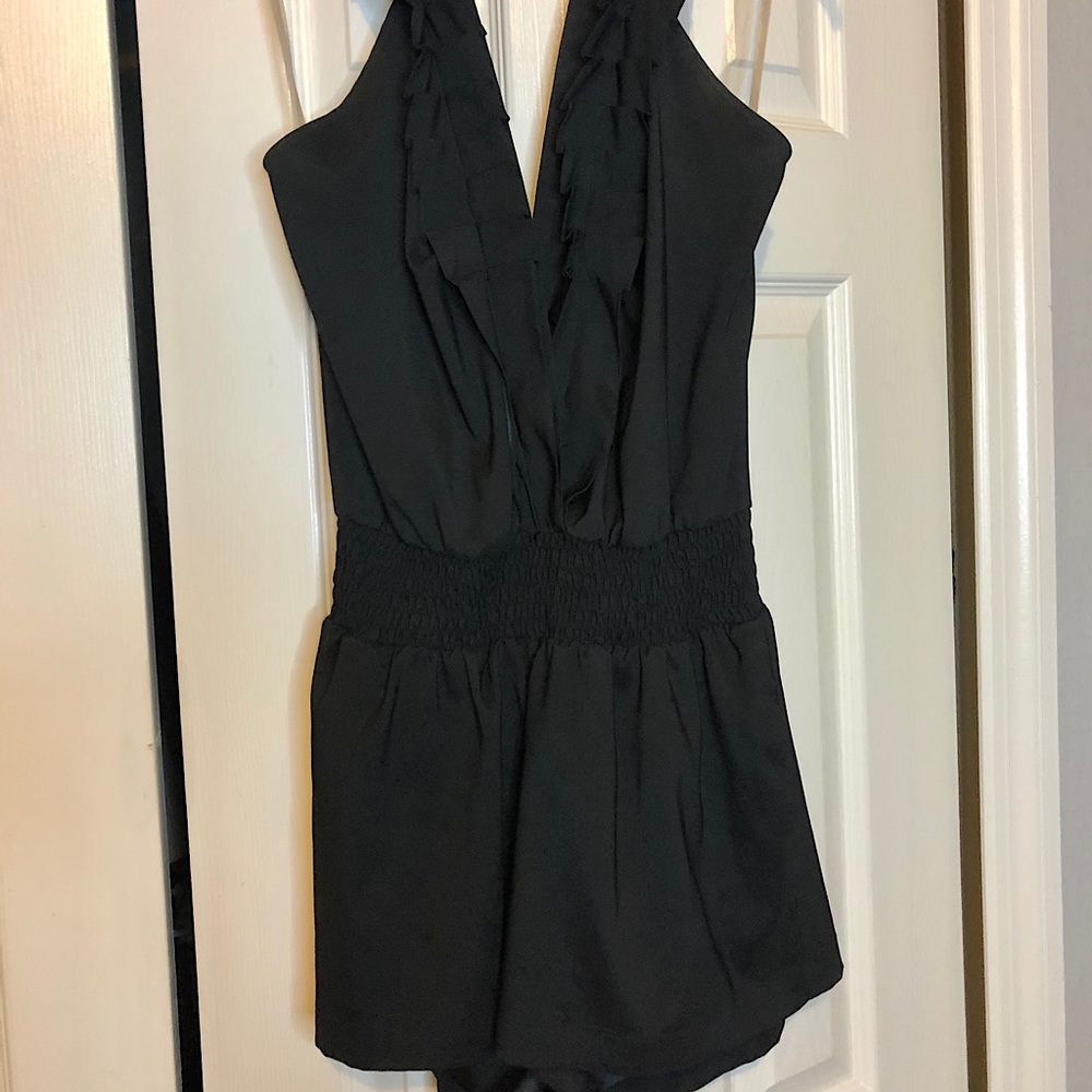 Grass Collection black top short romper